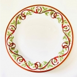 Can Saucer Winter Festival White Diameter:  6\






